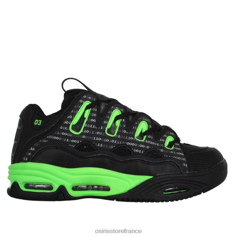 Osiris d3 2001 mat/noir/vert JV0Z45 chaussure
