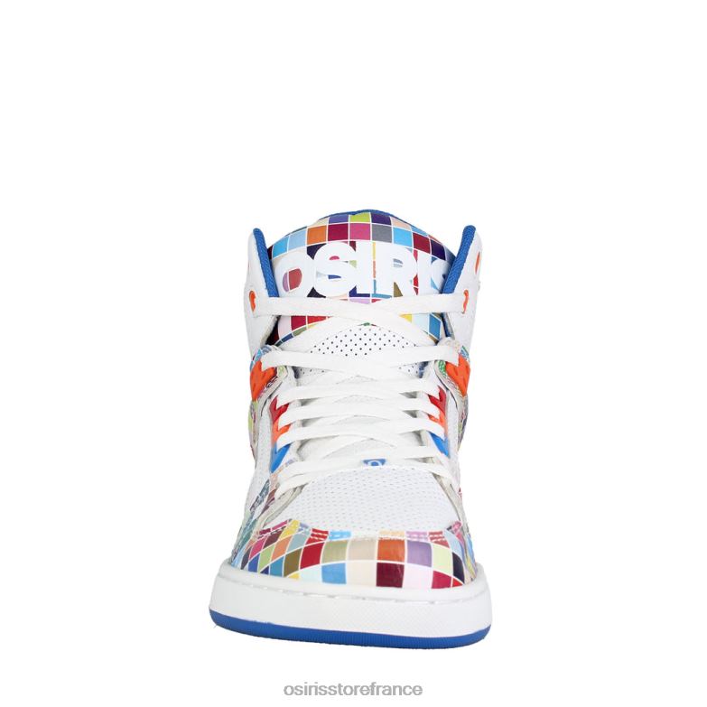 Osiris nyc 83 clk blanc/mosaïque JV0Z426 chaussure