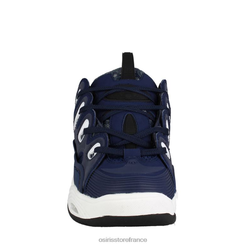 Osiris unisexe d3 2001 6N4H82 chaussure bleu marine/rouge/paisley