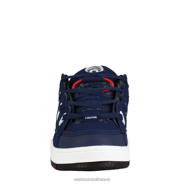 Osiris unisexe d3 og 6N4H84 chaussure bleu marine/rouge/paisley