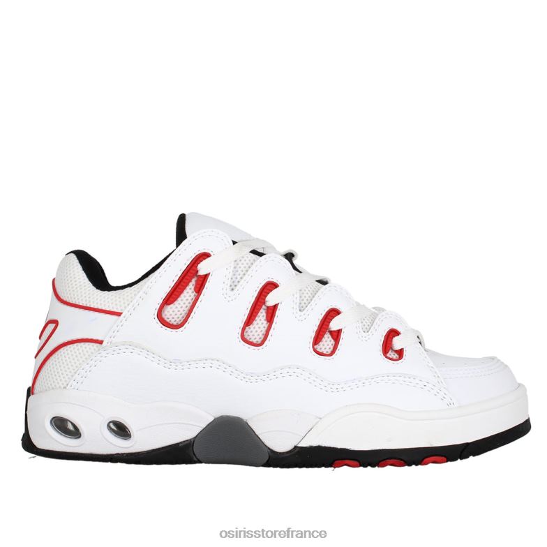 Osiris unisexe d3 og 6N4H86 chaussure blanc/rouge/noir