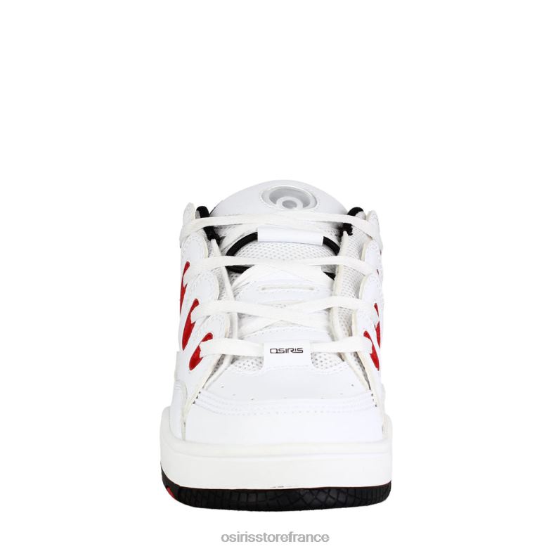 Osiris unisexe d3 og 6N4H86 chaussure blanc/rouge/noir