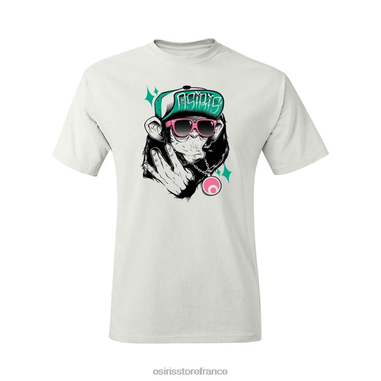 Osiris unisexe tee côte gauche 6N4H832 T-shirt blanc